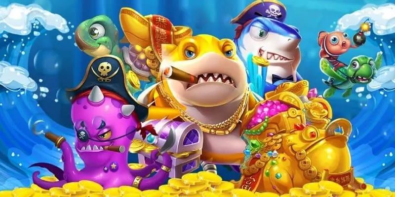 Bắn Cá Xèng Đổi Thưởng - Trải Nghiệm Hấp Dẫn Tại 8KBET 3 Bá chủ đại dương thu hút khách hàng